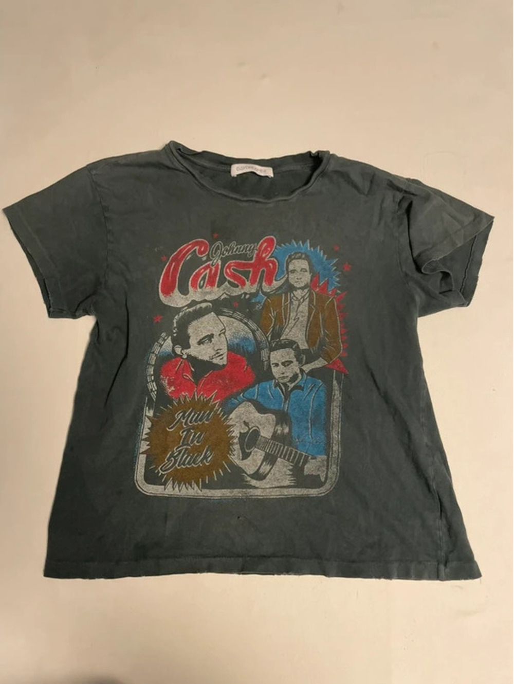 Daydreamer johnny cash small gray t shirt